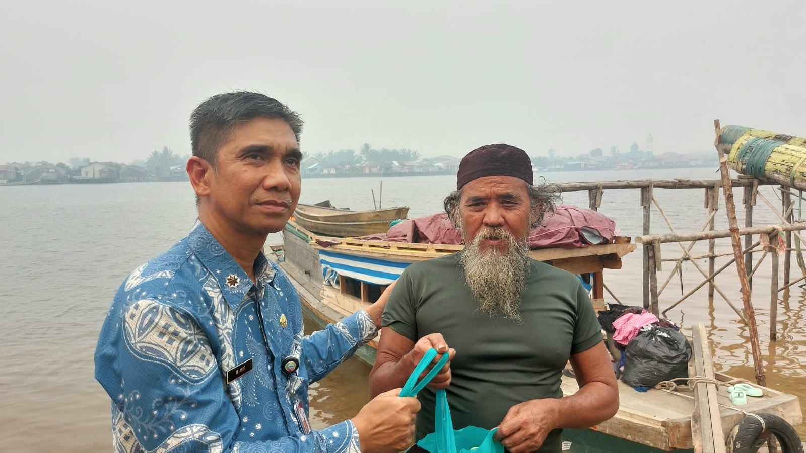 Tak Lagi Tidur di Motor Air, Hasan Kini Mendapatkan Tempat Tinggal Sementara